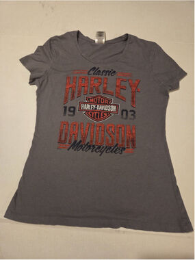 Ladies Harley Davidson T Shirt Size M